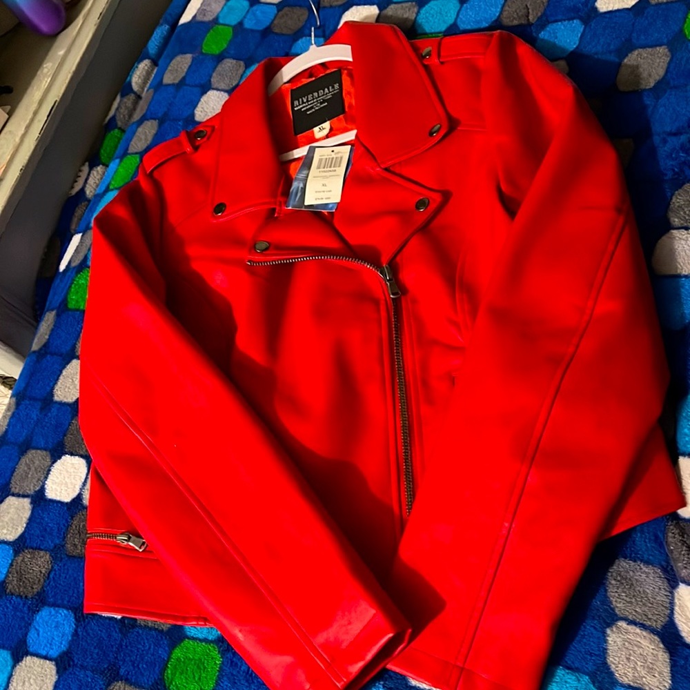 Leather Riverdale South Side Serpents Jacket NWT